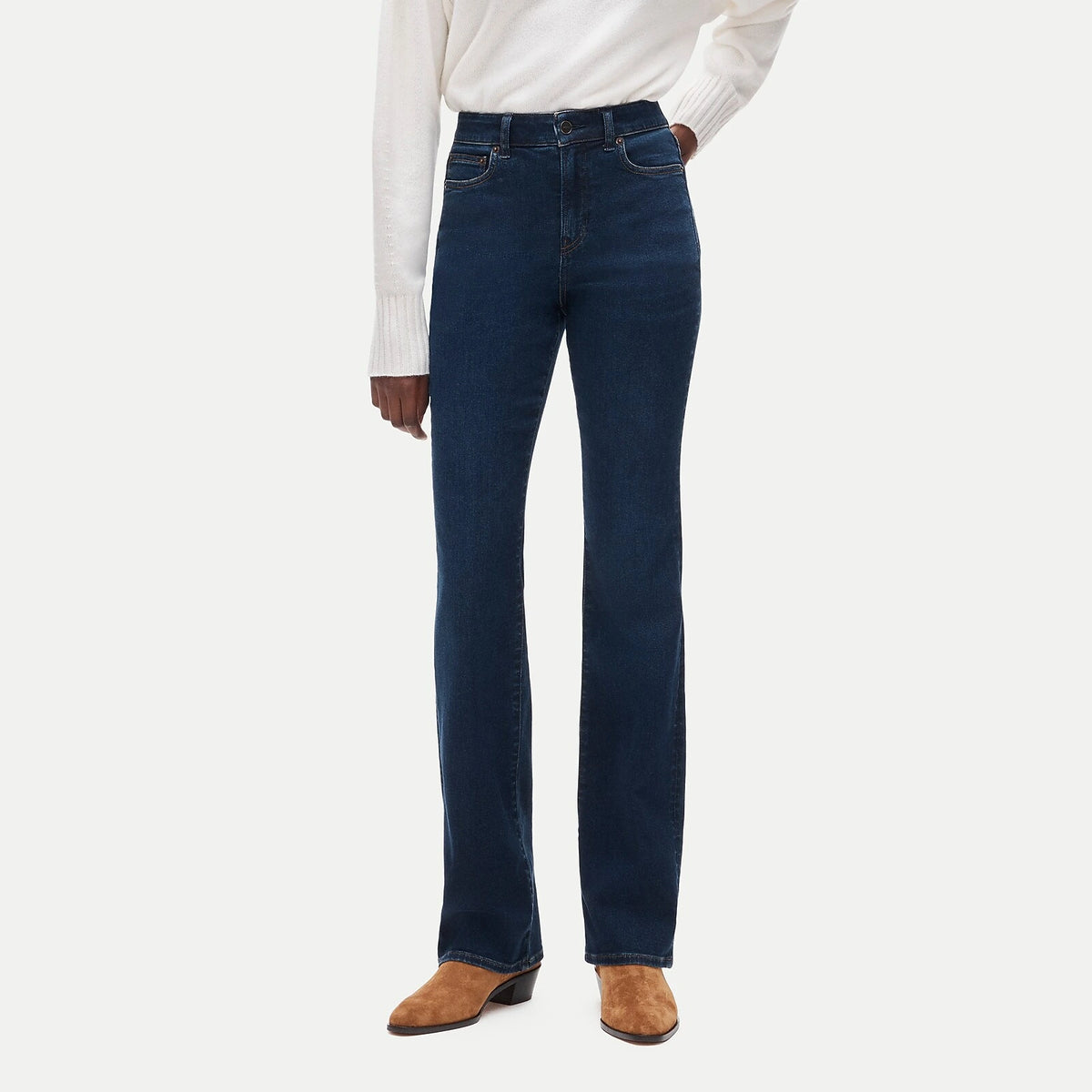 Women's Super-Stretch Bootcut Jeans - Blue