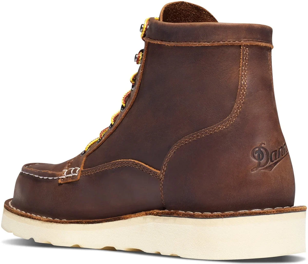 Men's 6-Inch Moc Toe Leather Work Boot - Brown
