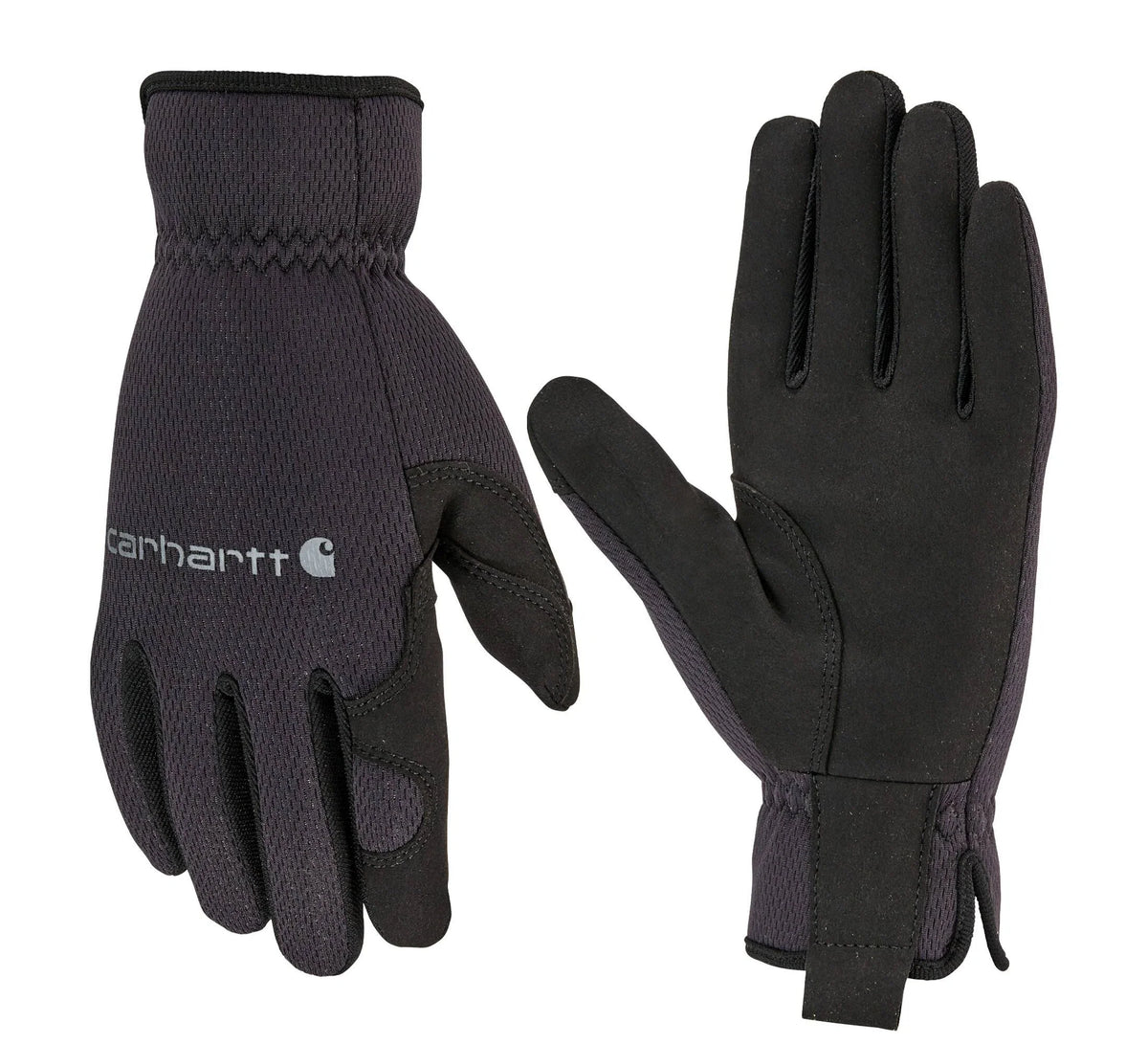 Women's Open-Cuff Work Gloves - Blue Camo