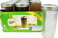 Ball Wide Mouth Glass Mason Canning Jars With Lids, 24 Oz, 9 Pack