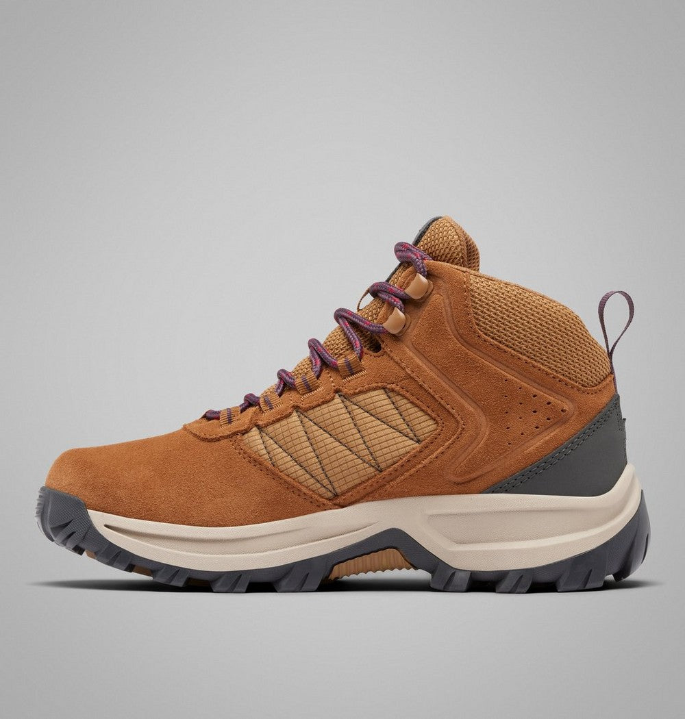Women's Wide Waterproof Suede Hiking Shoe