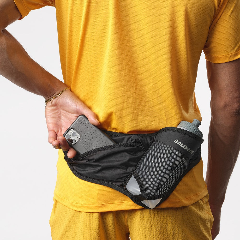 Hydration Waist Belt With Bottle - Black