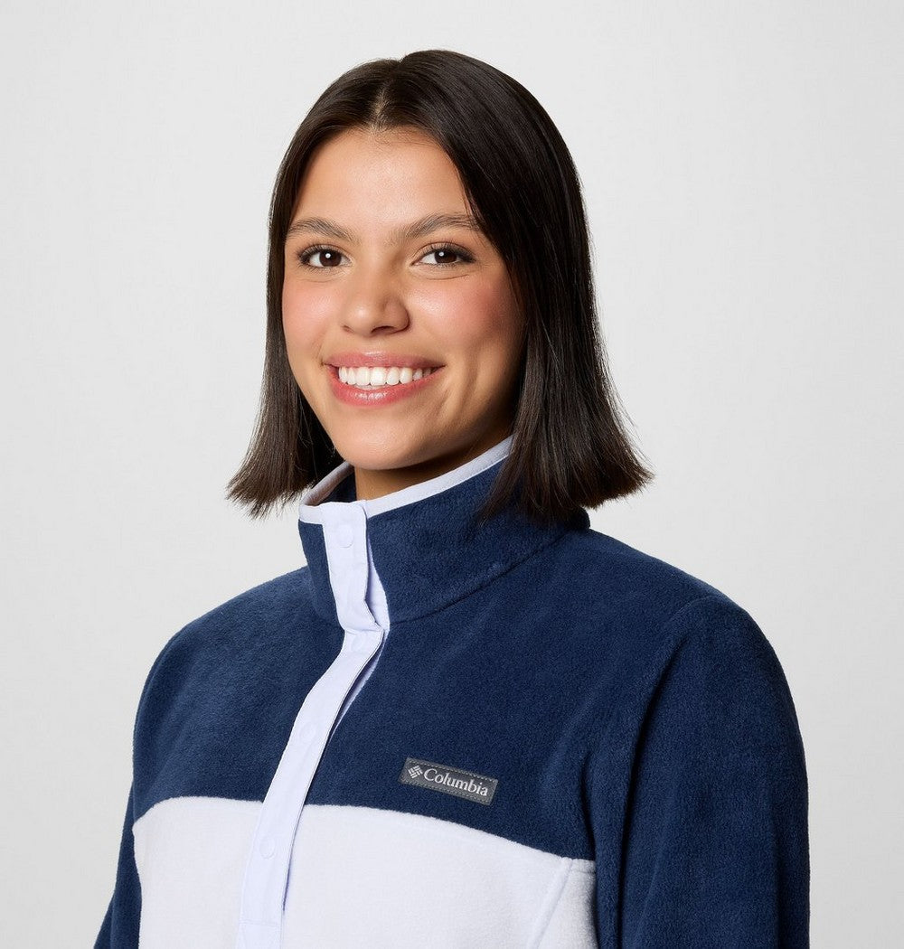 Women's Half-Snap Fleece Pullover - Navy