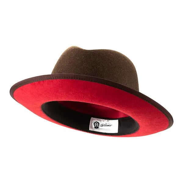 Classic Center-Creased Fedora-King (Cocoa Brown)