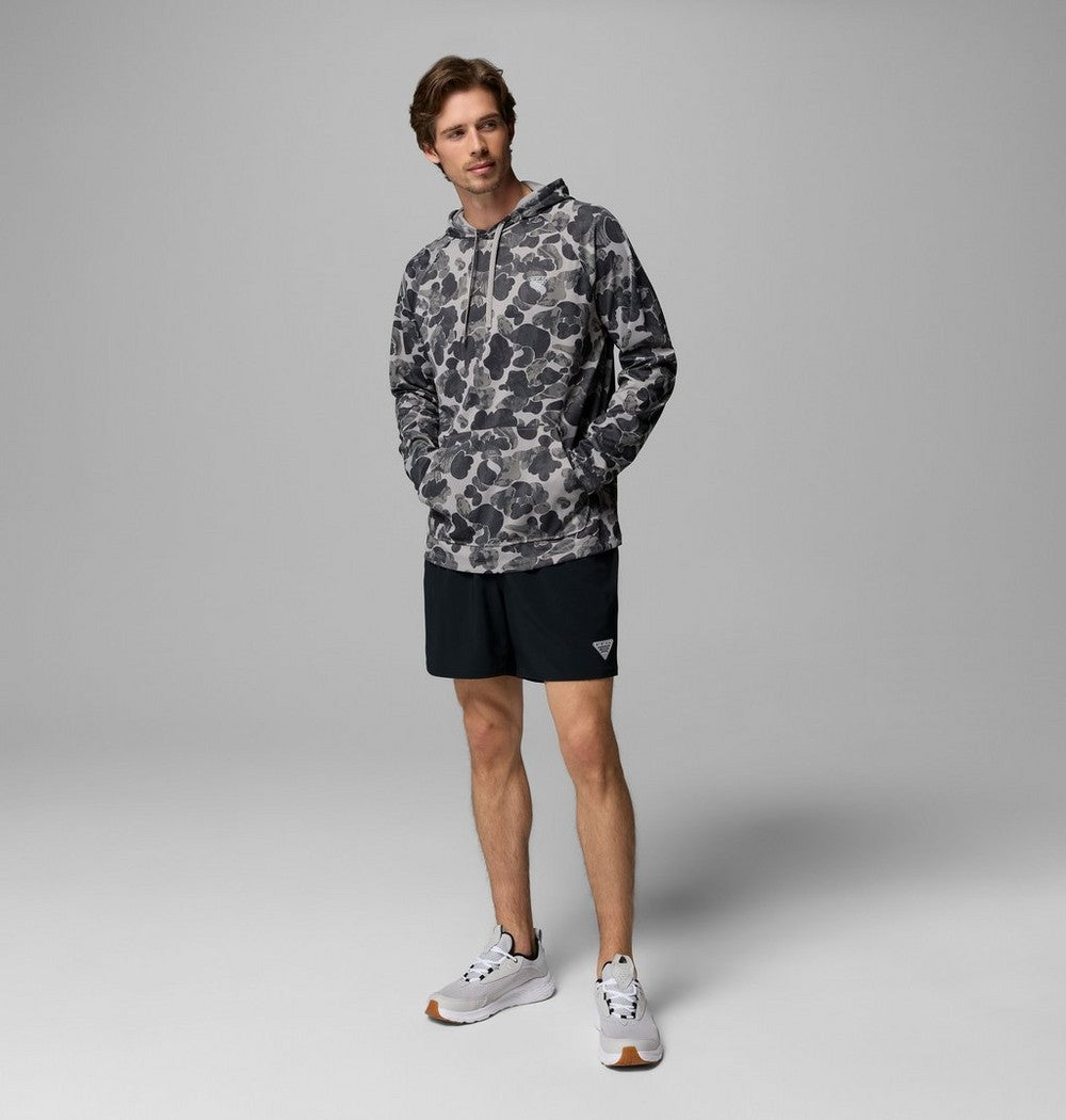 Men's UPF 40 Fishing Hoodie - Gray
