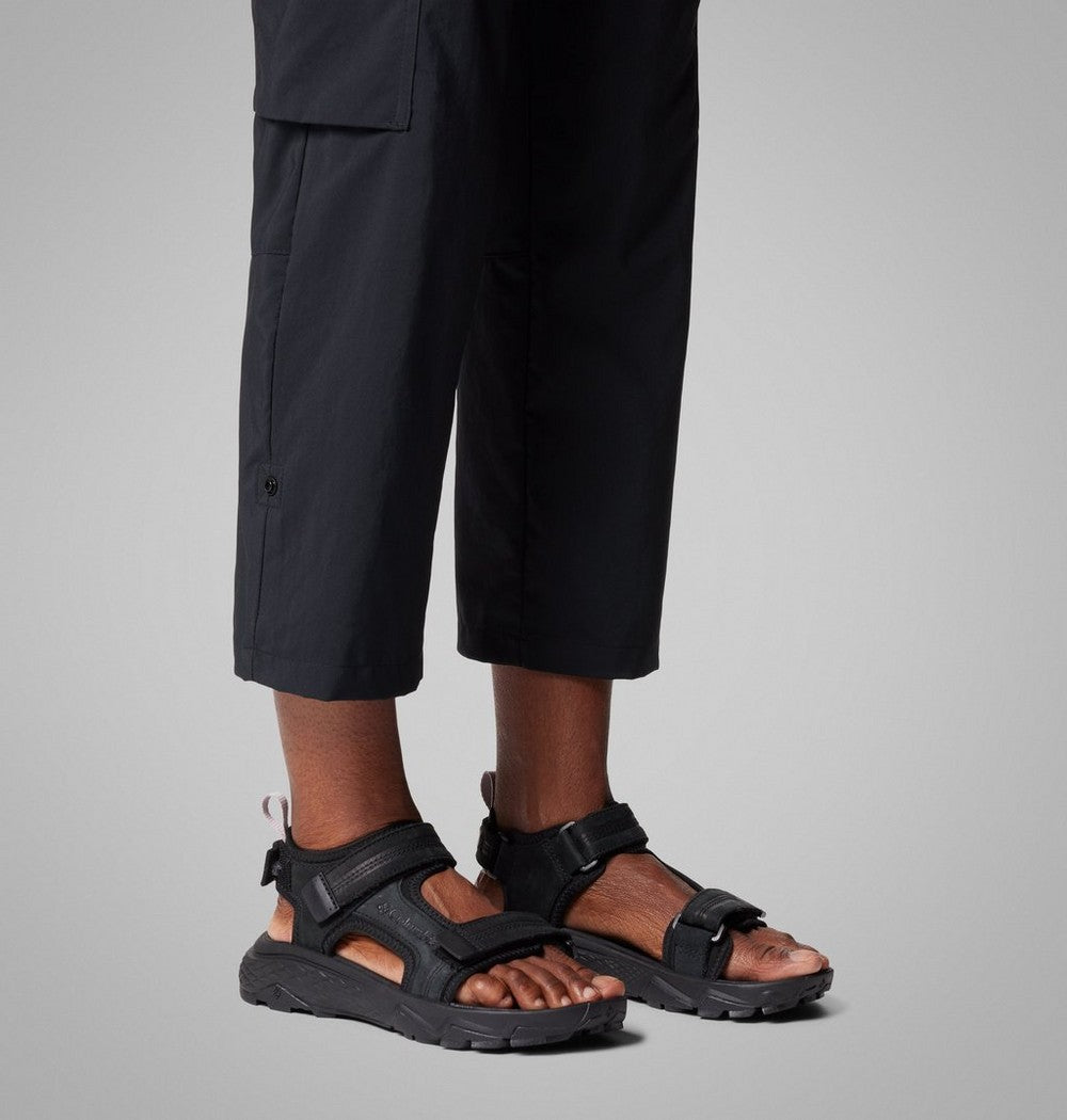 Women's Adjustable Nubuck Hiking Sandal - Black