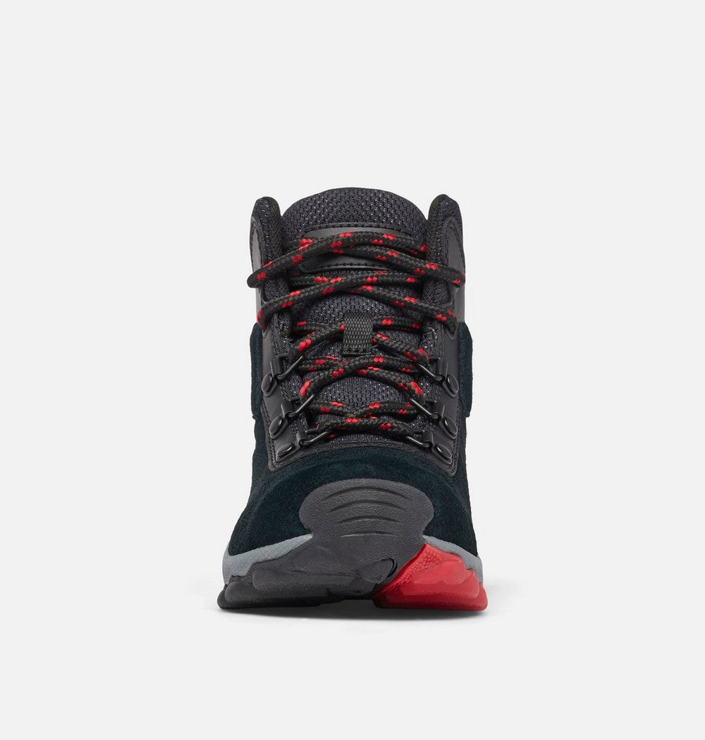 Big Kids' Suede Trail Hiking Boot - Black Red