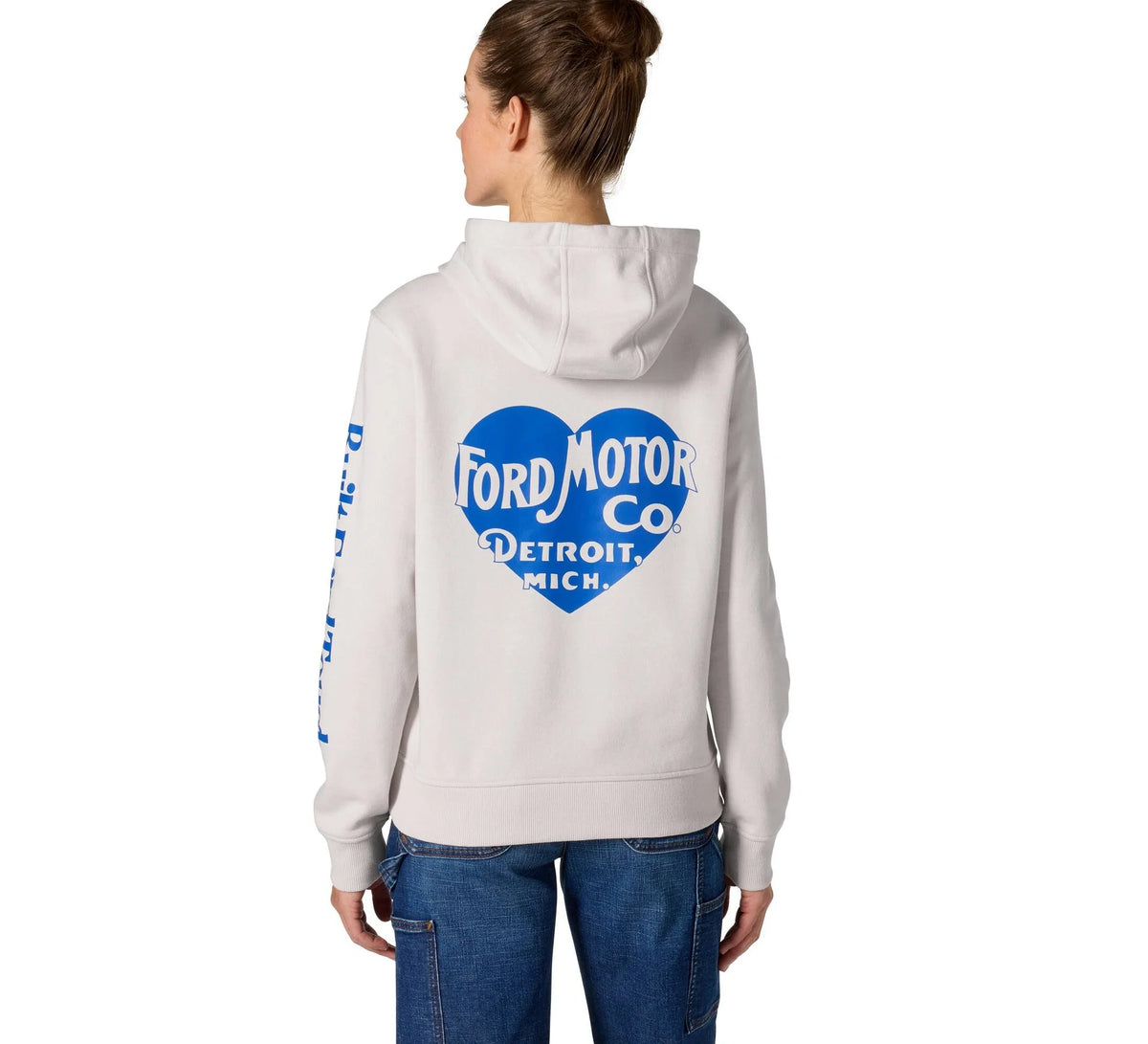 Women's Graphic Pullover Hoodie - Oatmeal