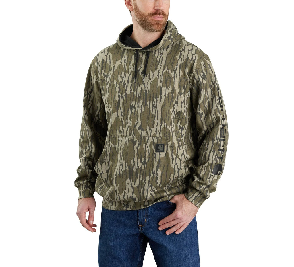 Men's Camo Fleece Pullover Hoodie