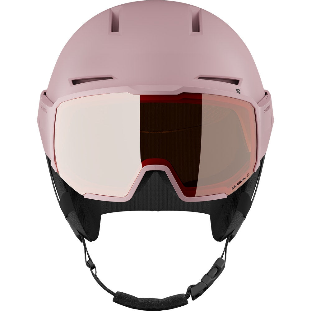 Adjustable Ski Helmet With Visor - Black