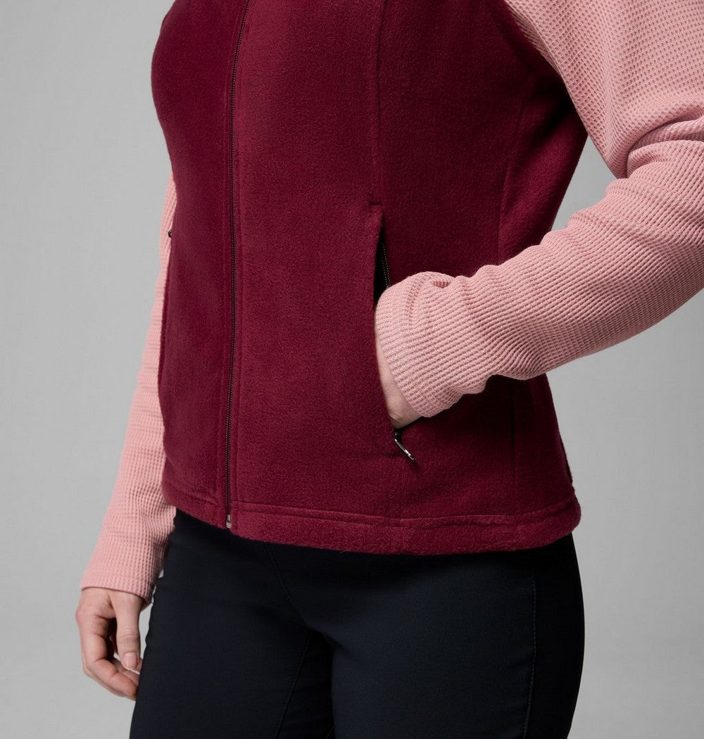 Women's Fleece Vest - Chalk