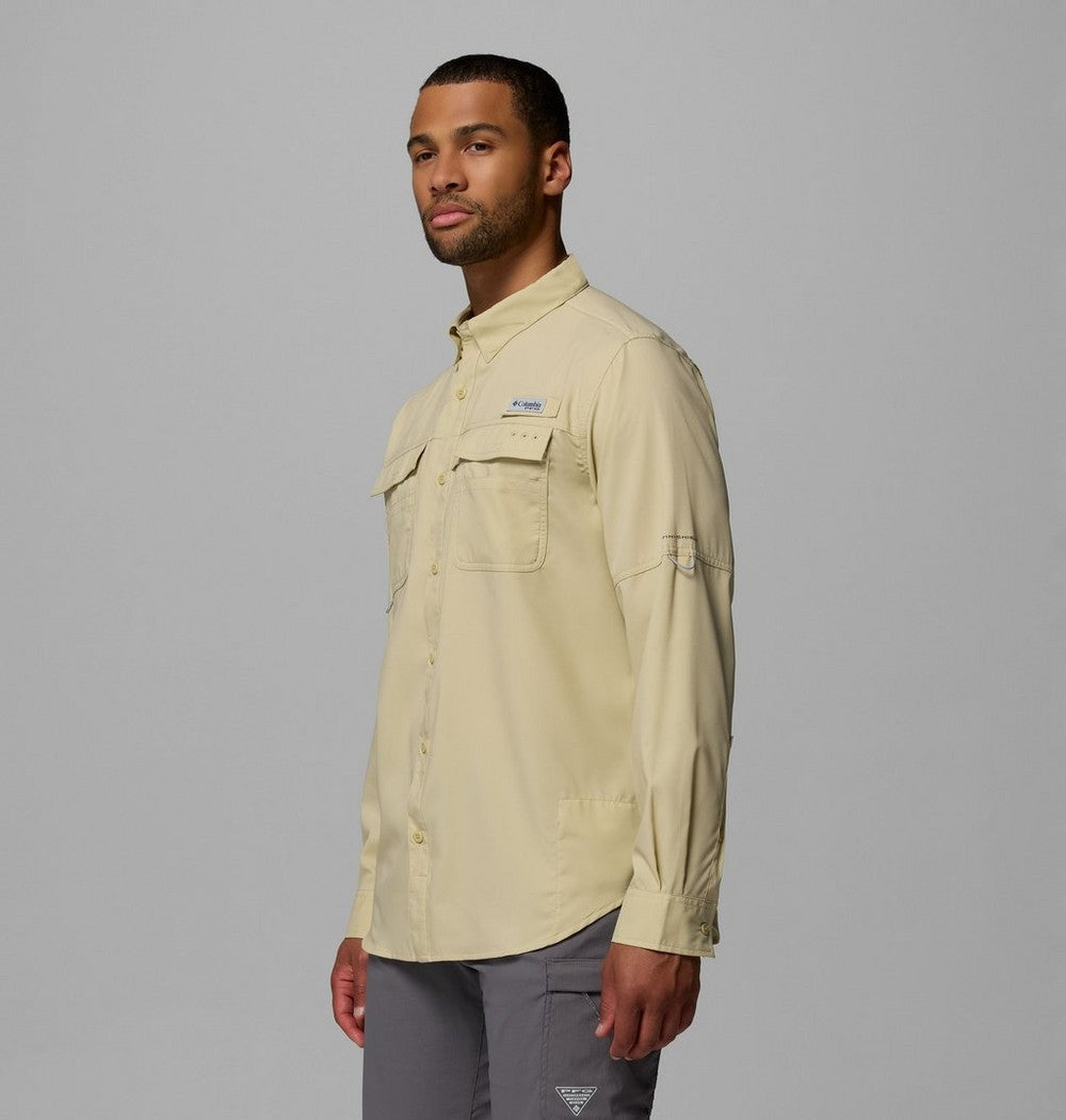 Men's Long Sleeve Fishing Shirt - White