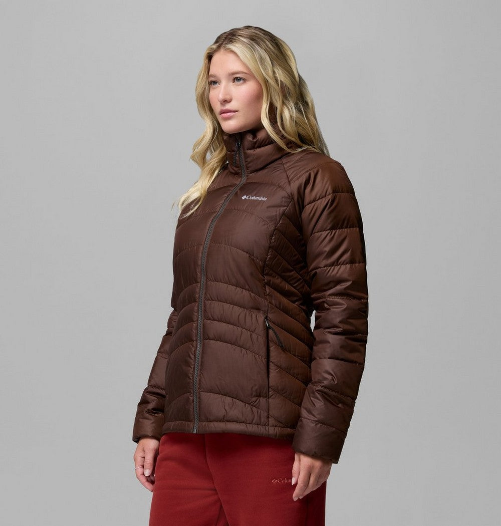 Women's Water-Resistant Insulated Jacket - Brown