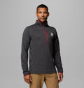 Men's Grid Fleece Half-Zip Pullover - Black