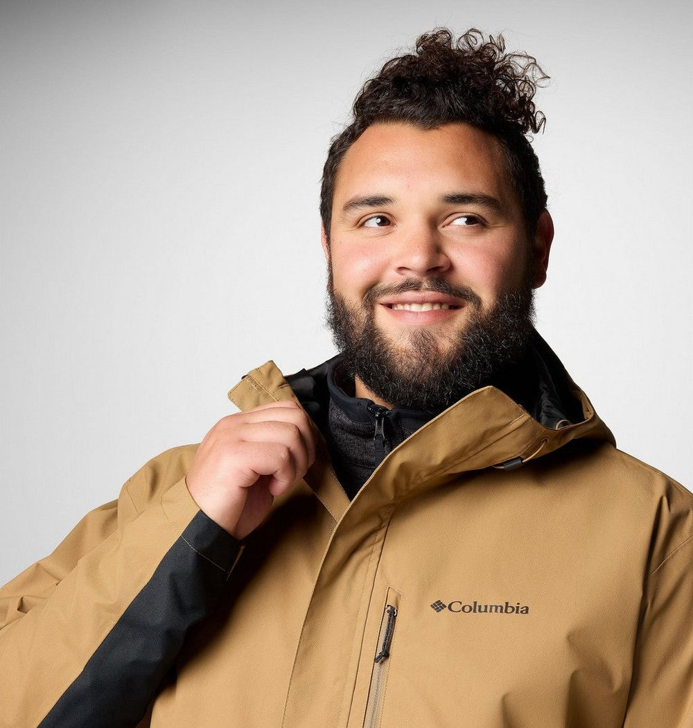 Men's Big Waterproof Rain Jacket - Red