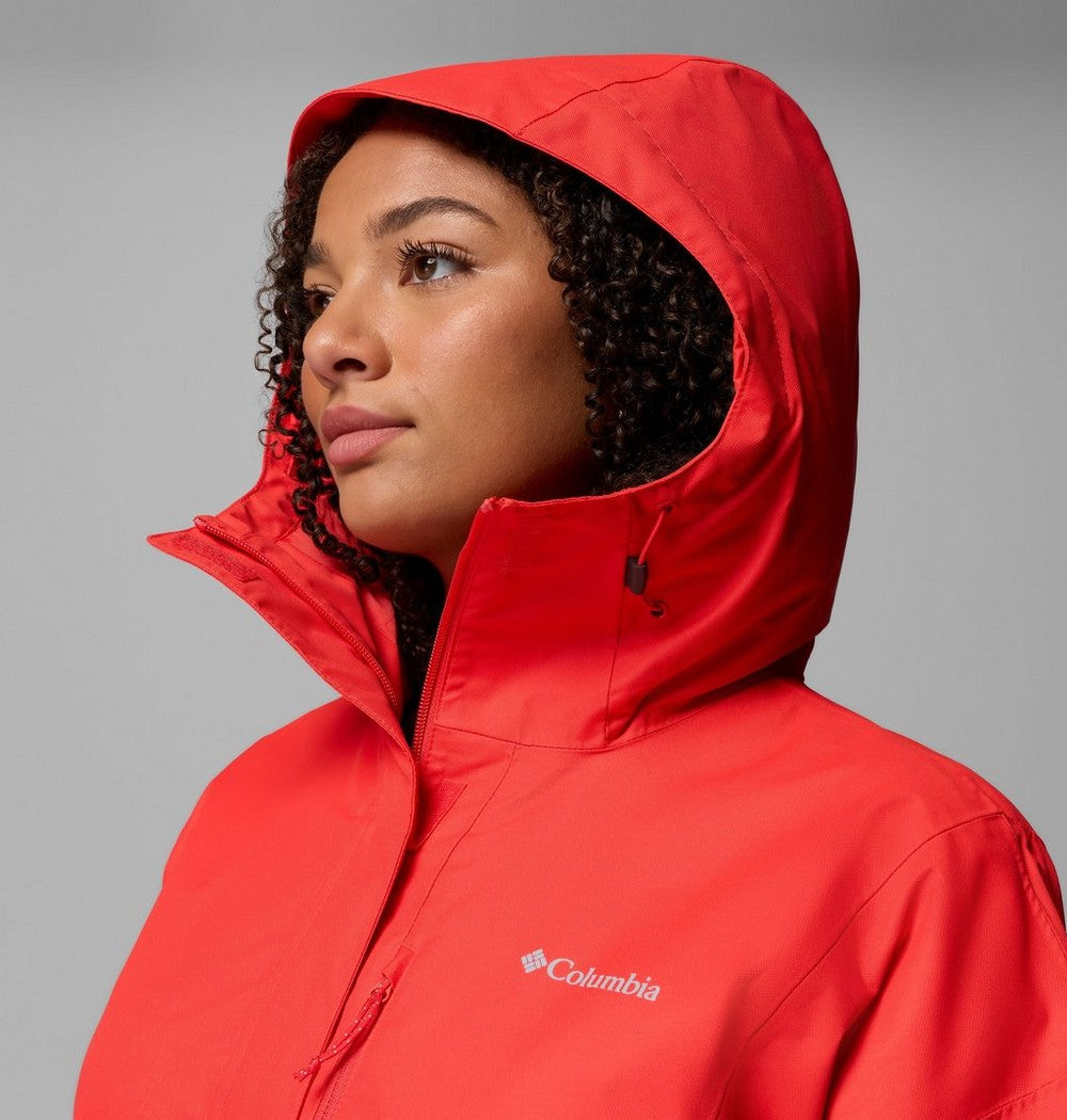Women's Plus Size Waterproof Rain Jacket - Navy