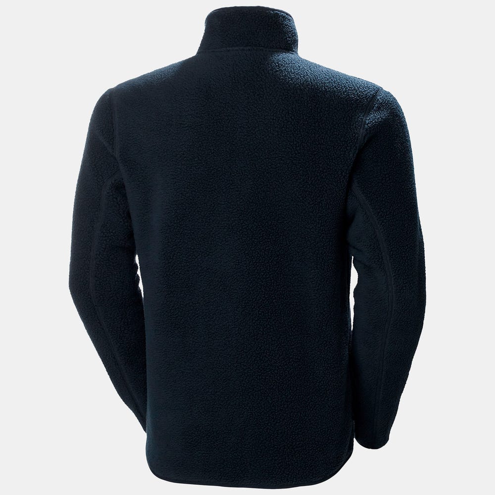 Recycled Pile Fleece Jacket - Dark Orange
