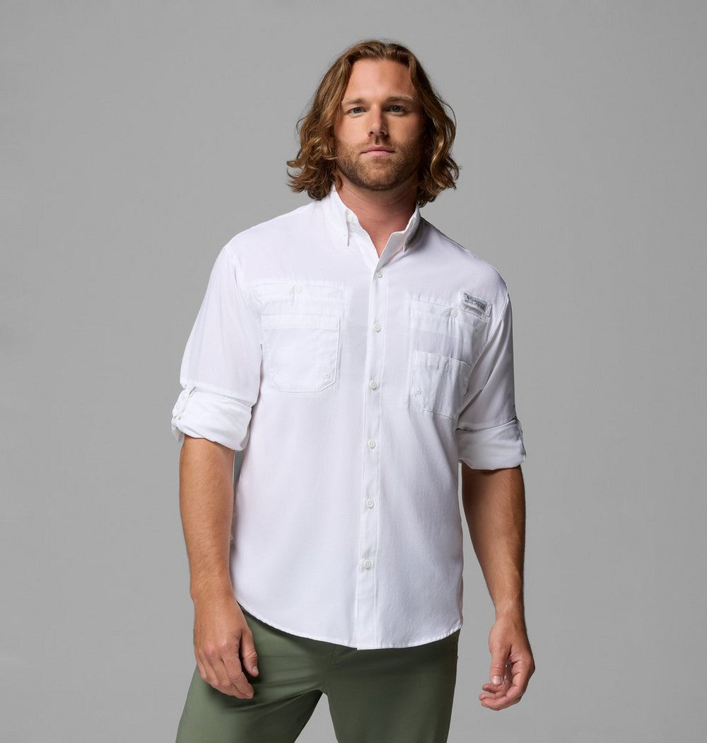 Men's Long-Sleeve Fishing Shirt - Teal