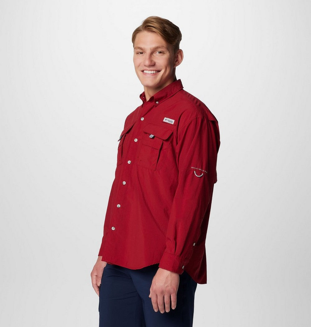 Men's Tall Long-Sleeve Vented Fishing Shirt - Gray