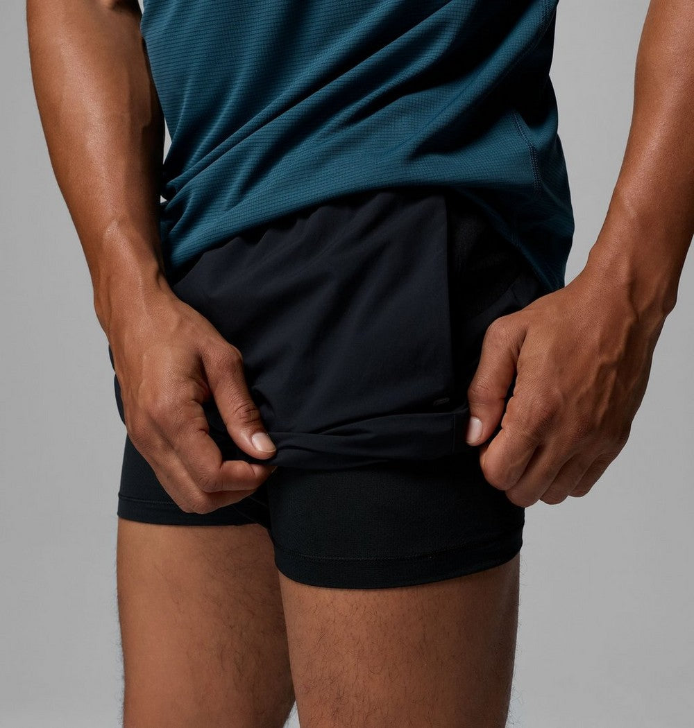 Men's Lined Running Shorts - Gray