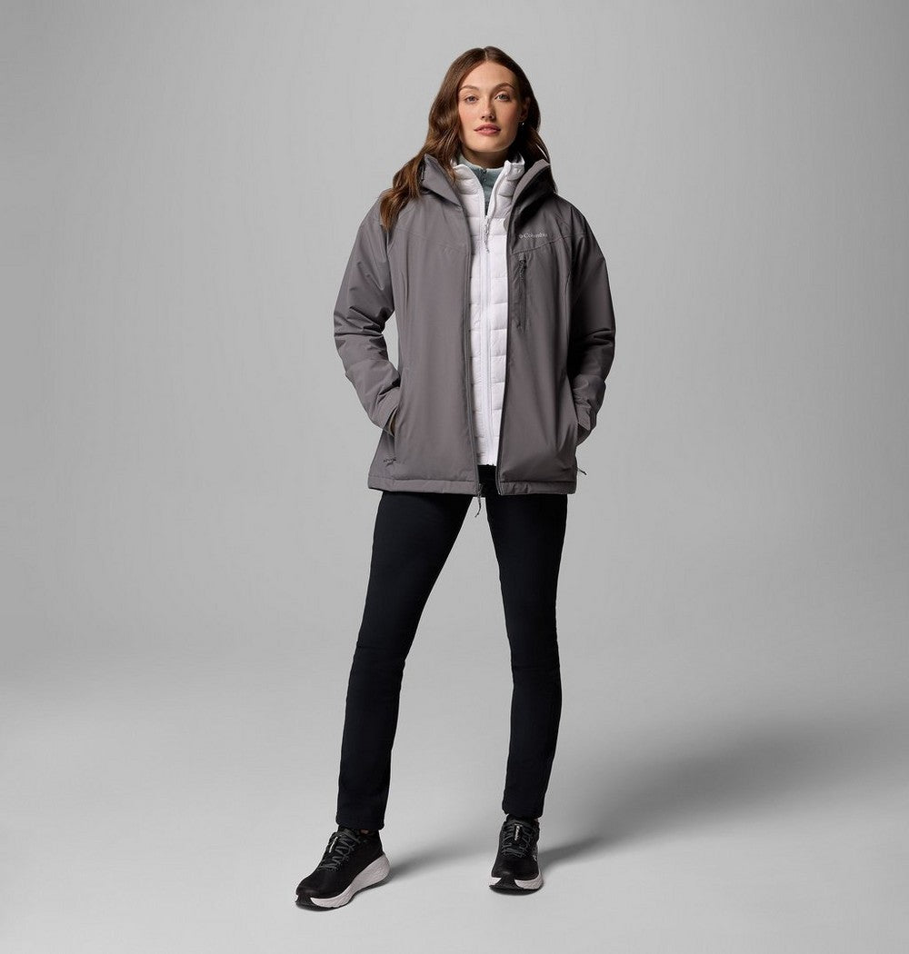 Women's 3-In-1 Waterproof Jacket - Brown