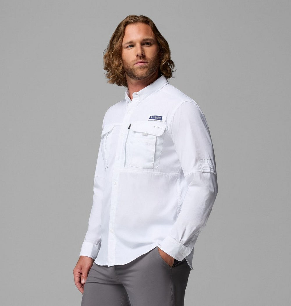 Men's UPF 50 Fishing Button-Up Shirt - Navy