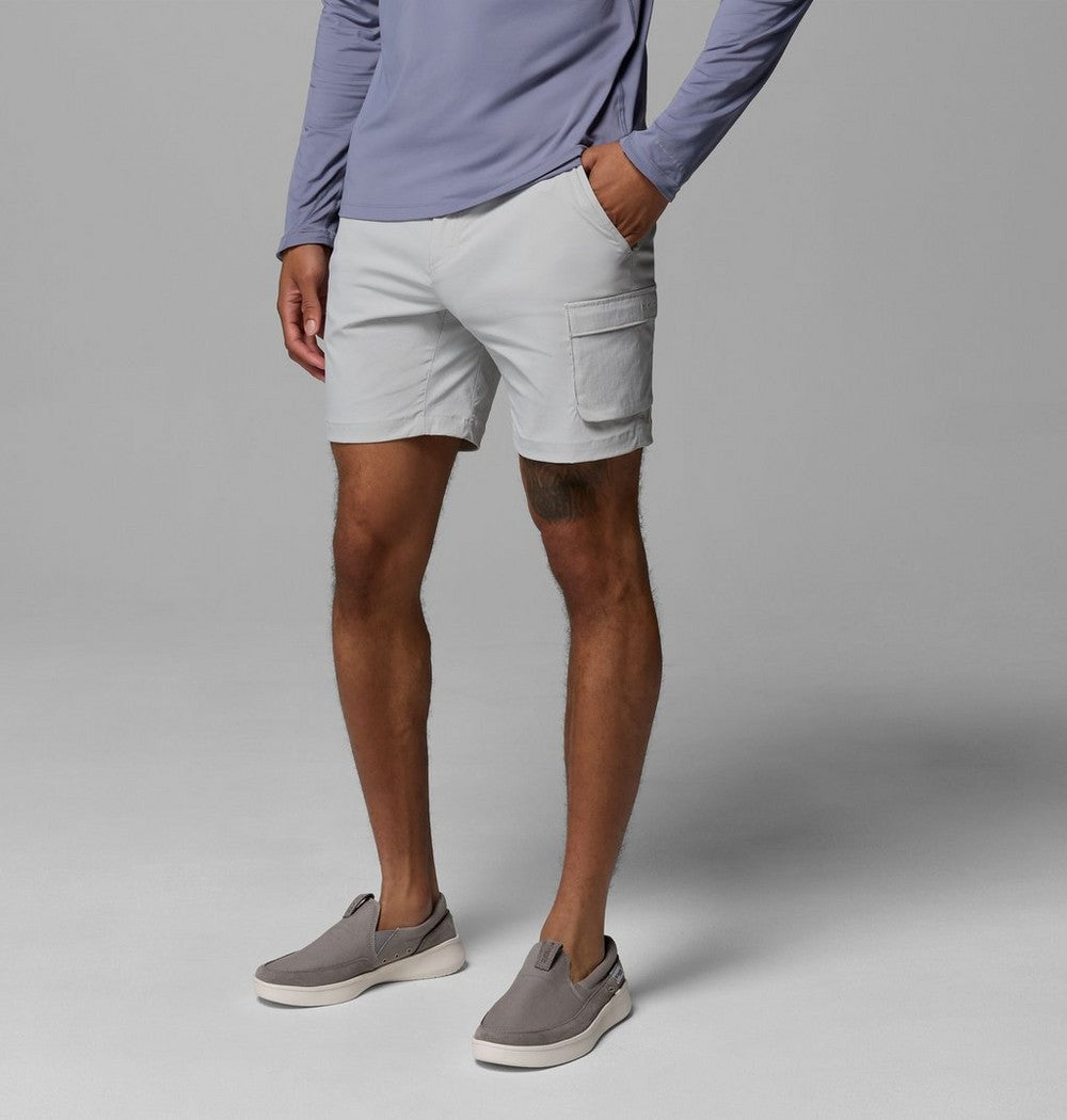 Men's Stretch Fishing Shorts - Cool Grey