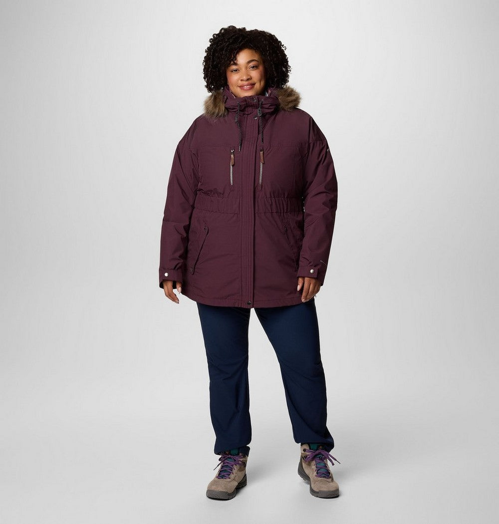 Women's Plus 3-In-1 Hooded Winter Jacket - Green