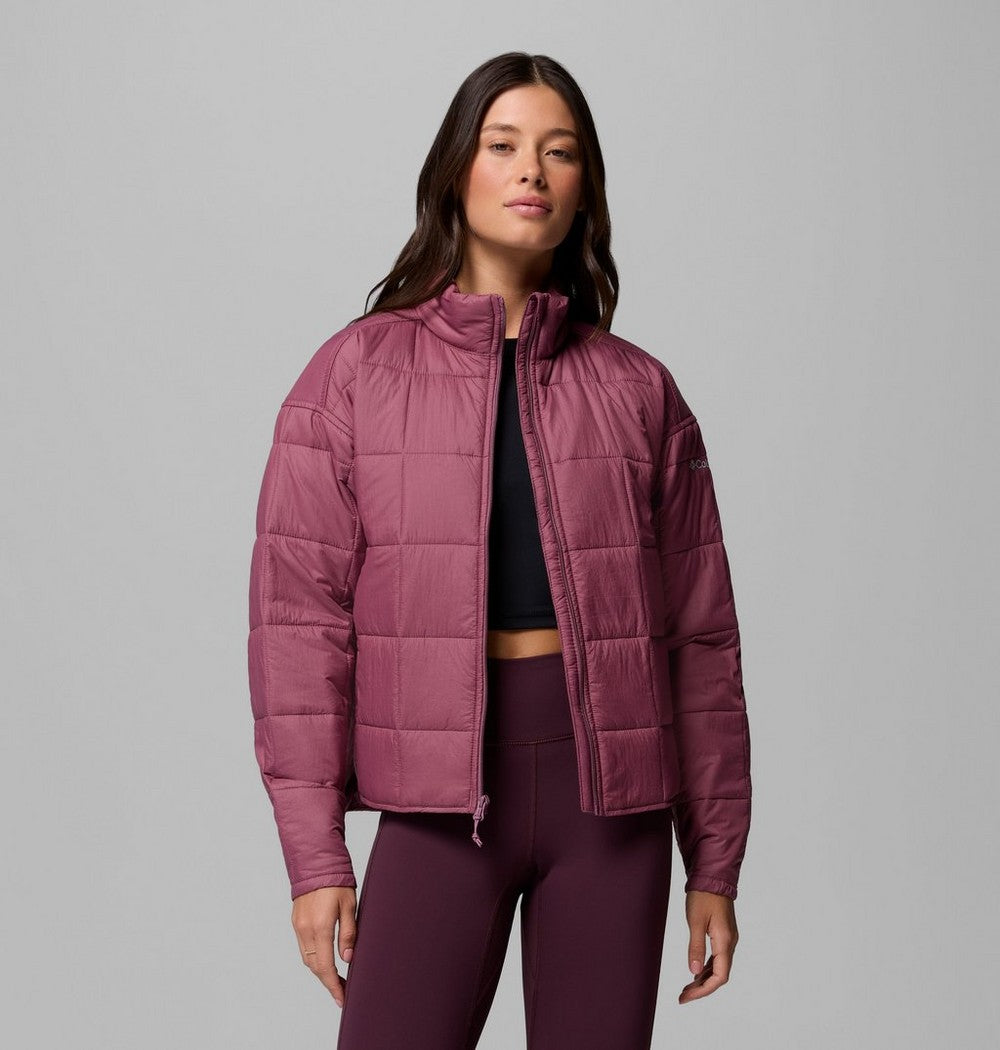 Women's Packable Quilted Jacket - Mauve
