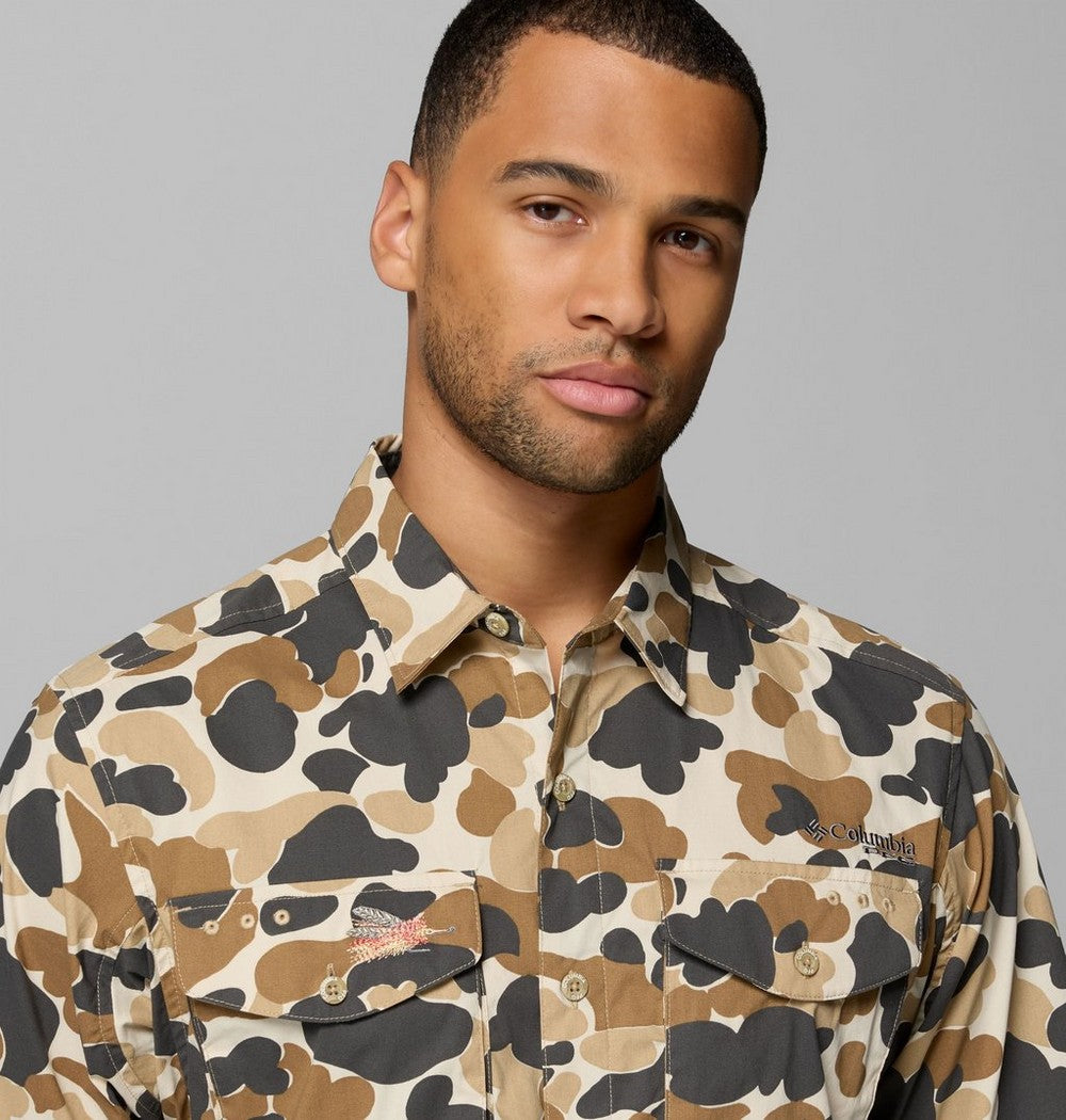 Men's Printed Short Sleeve Fishing Shirt