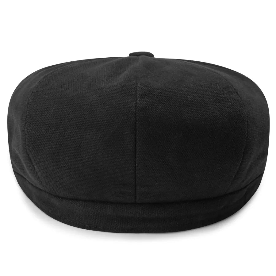 Black Moda Newsboy Cap