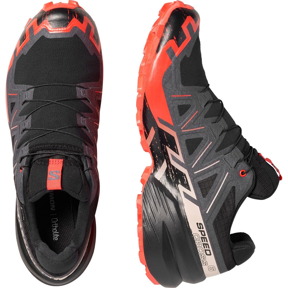 Men's Waterproof Trail Running Shoes - Black
