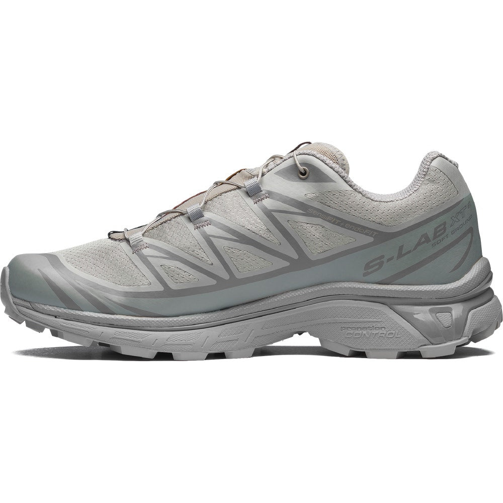 Mesh Trail-Inspired Sneakers - Gray