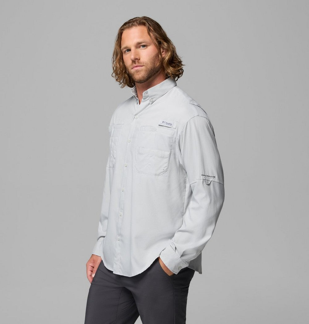 Men's Long-Sleeve Fishing Shirt - Teal
