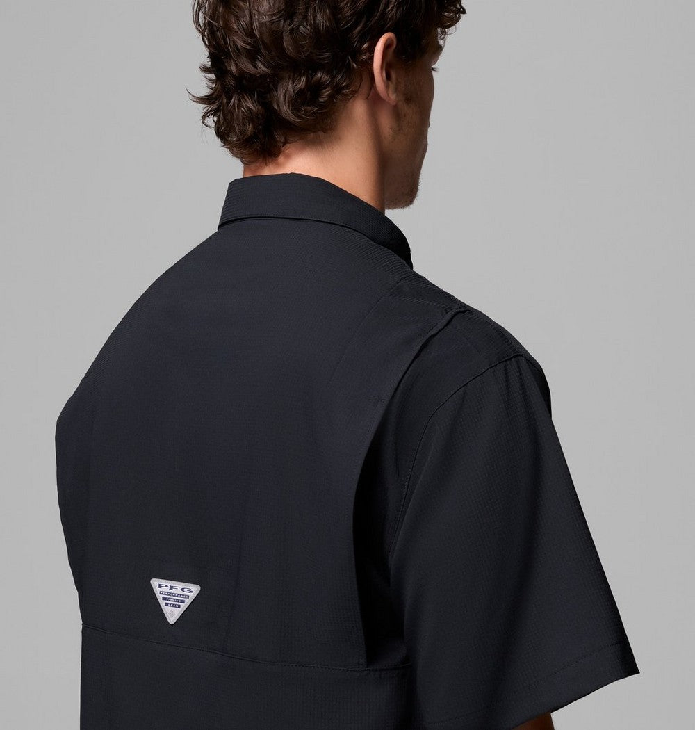 Men's Tall UPF 40 Team Fishing Shirt - Black