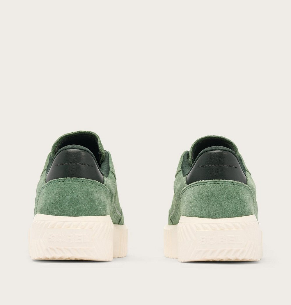 Women's T-Toe Leather Sneaker - Green