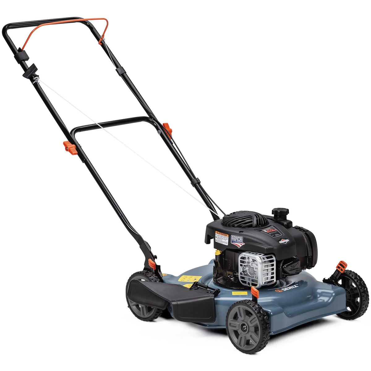 SENIX 20-Inch Gas Lawn Mower, 125 cc 4-Cycle Briggs & Stratton Engine - LSPG-L3