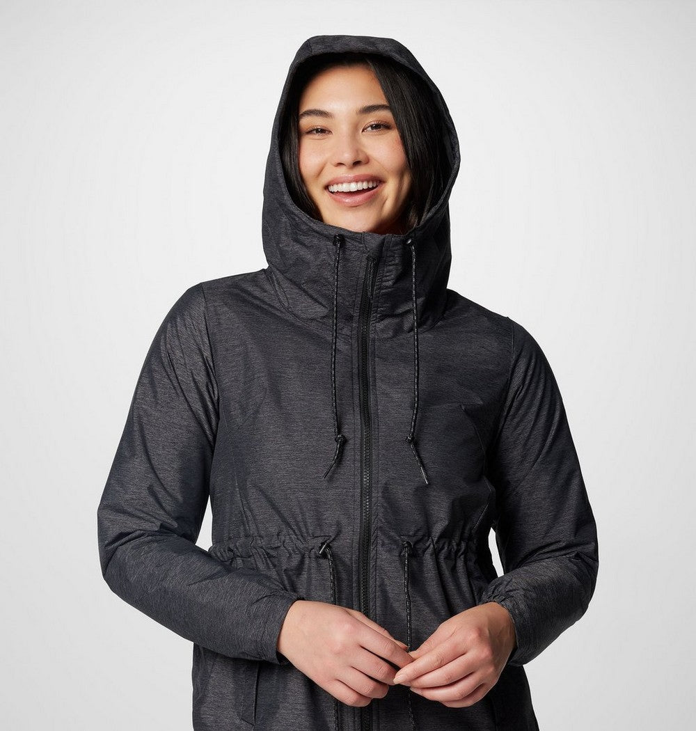 Women's Lightweight Hooded Rain Jacket - Fuchsia
