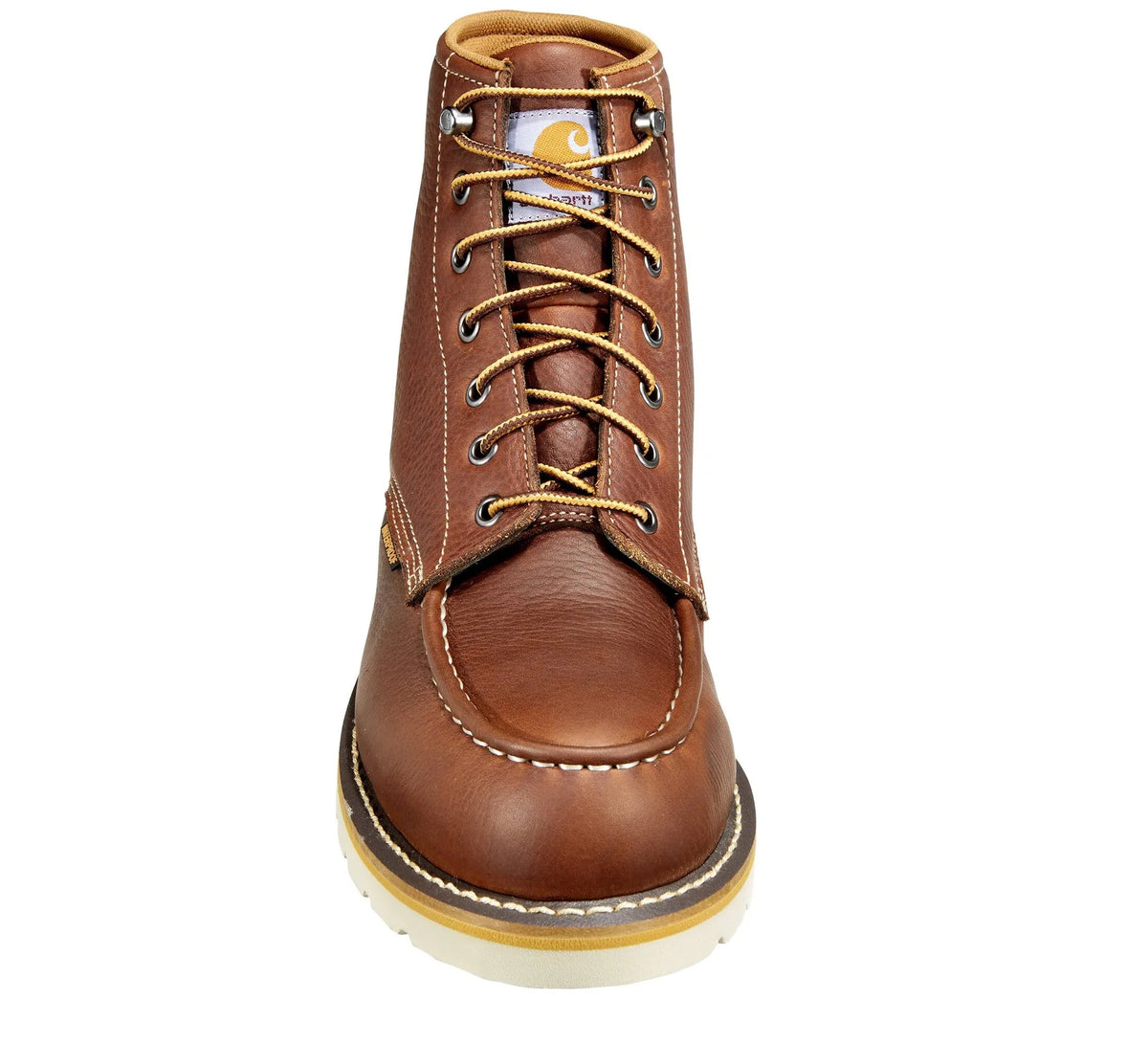 Men's 6-Inch Waterproof Steel Toe Wedge Boot - Tan