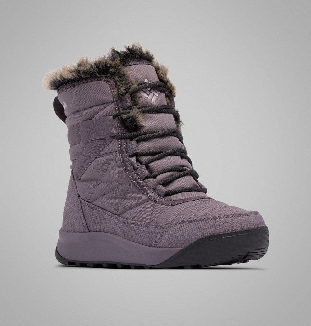 Women's Insulated Winter Ankle Boot - Gray Purple