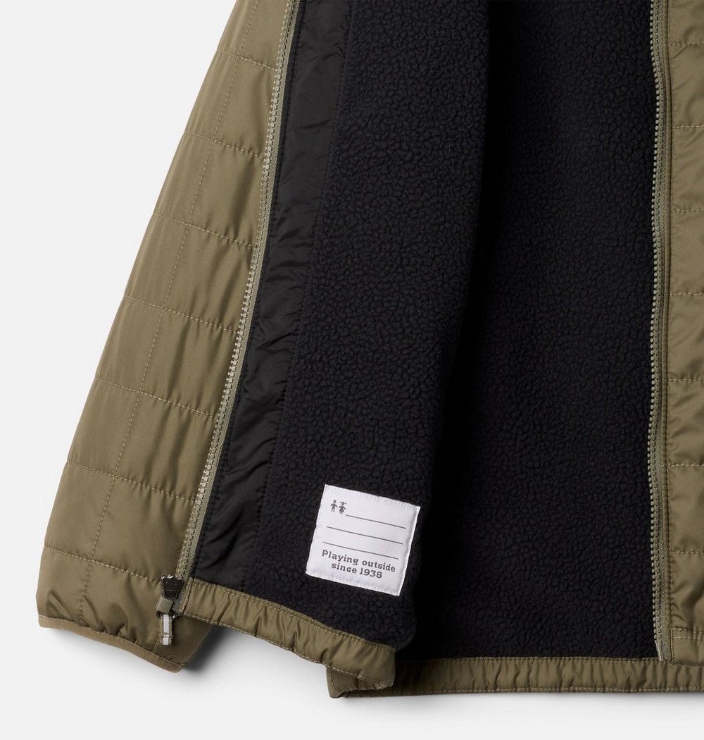 Boys' Sherpa-Lined Insulated Jacket - Green