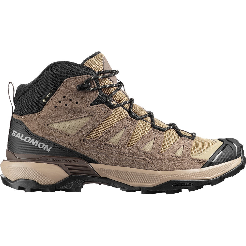 Men's Waterproof Leather Mid Hiking Boots - Tan