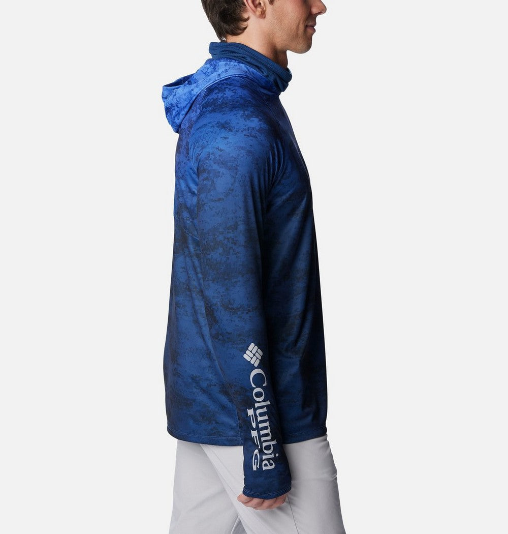 Men's Ventilated UPF 50 Sun Hoodie - Teal