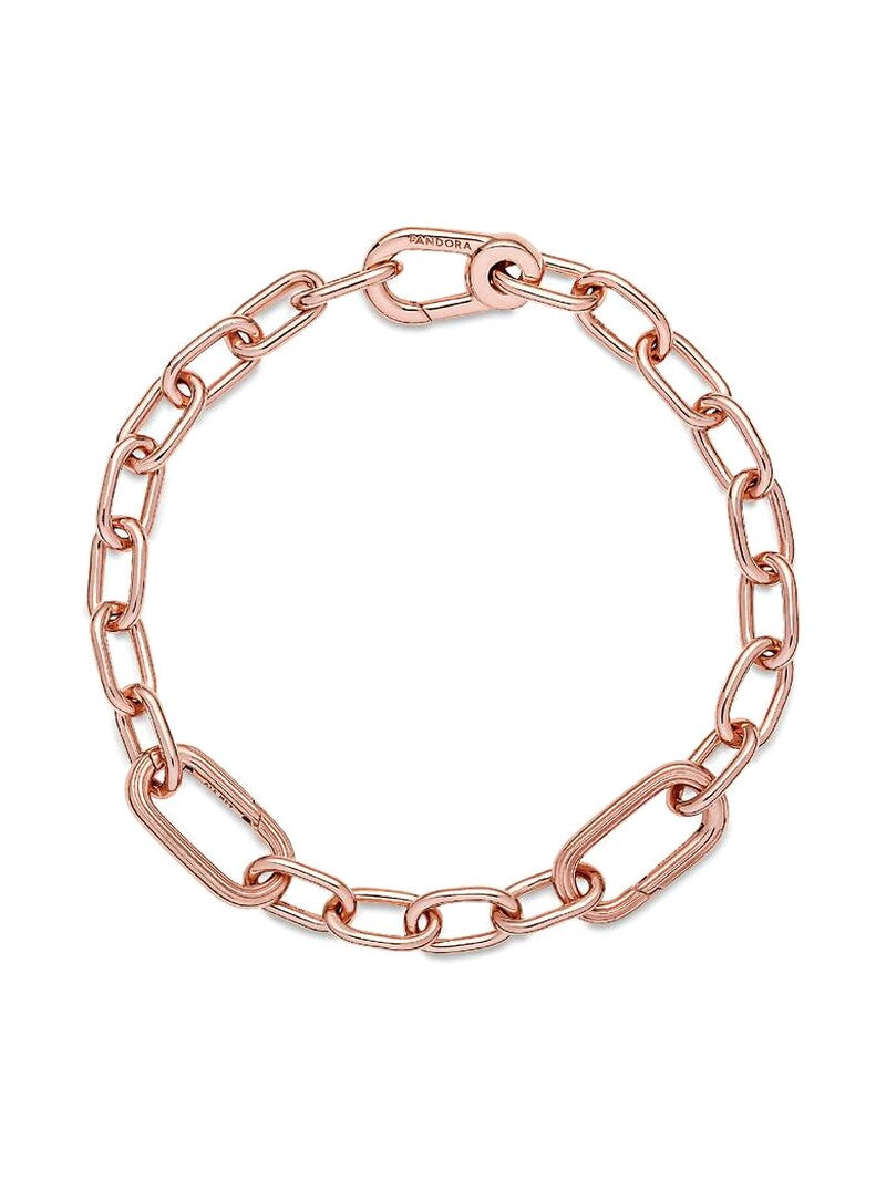 Rose Gold-Plated Small Link Chain Bracelet