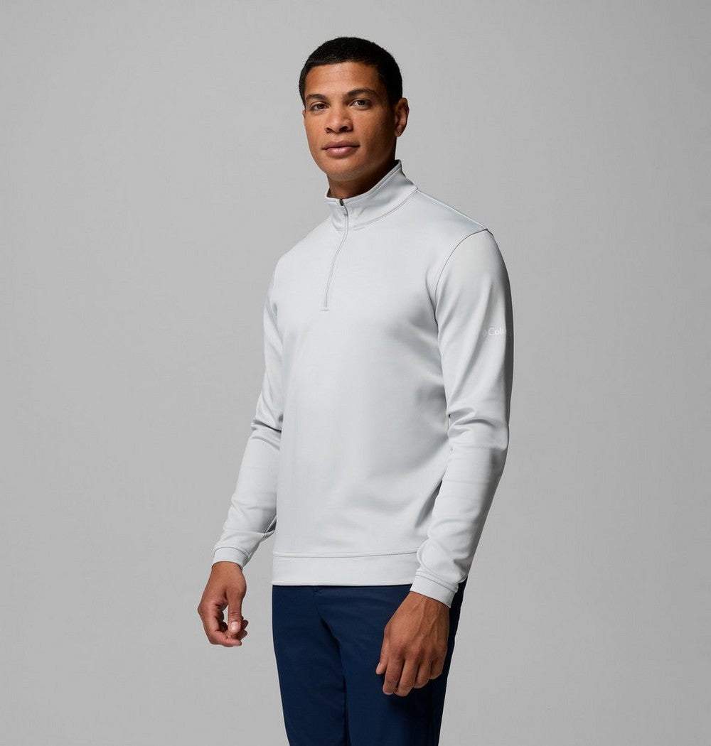 Men's UPF 30 Quarter-Zip Pullover - Peach