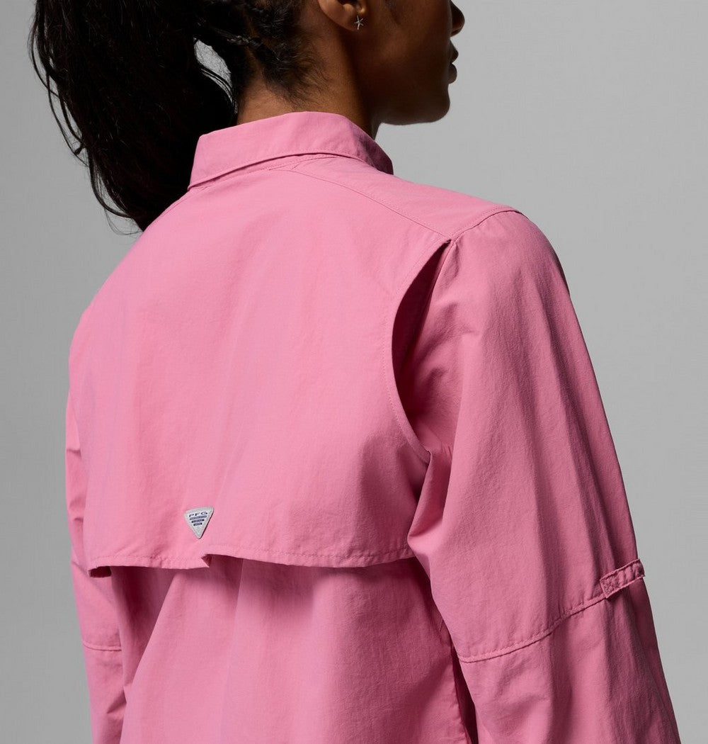 Women's Long Sleeve Fishing Shirt - Pink