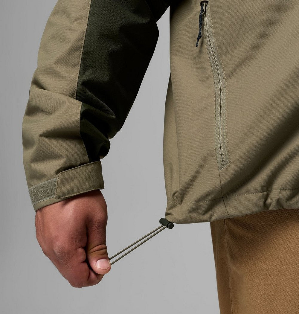 Men's Big 3-In-1 Waterproof Jacket - Green