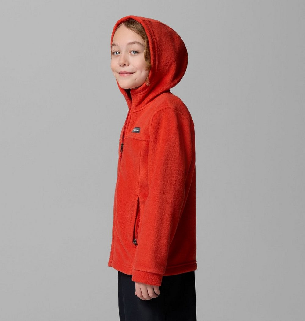 Boys' Hooded Fleece Jacket - Green