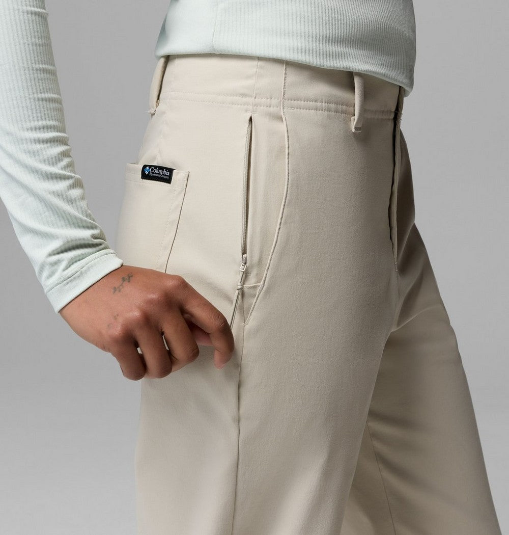 Women's Stretch Straight-Leg Pants - Green