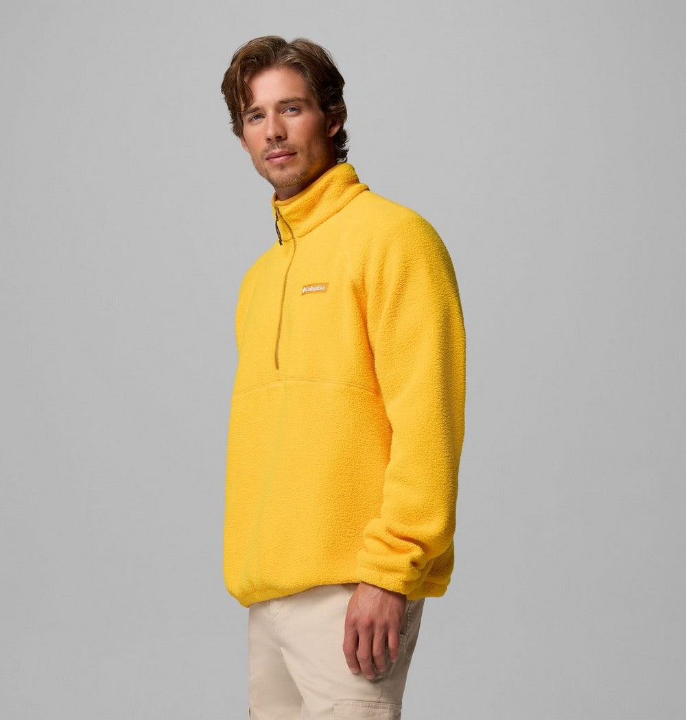 Men's Fleece Half-Zip Pullover - Dark Grey